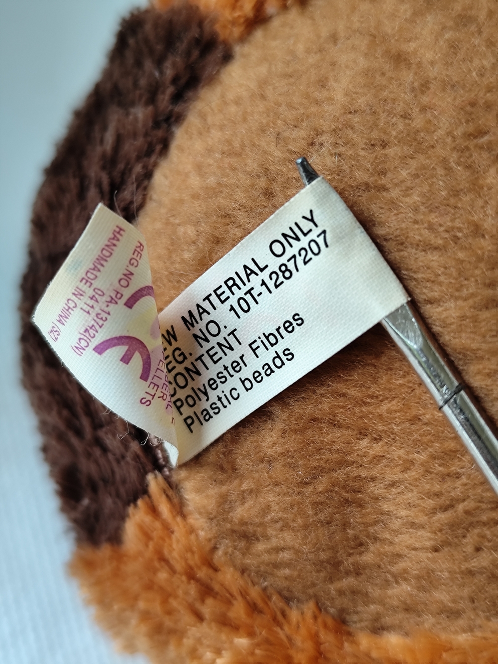 3/$25💙TY “Bandit” Plush – 2017 Edition – Round Brown Critter - Picture 7 of 11